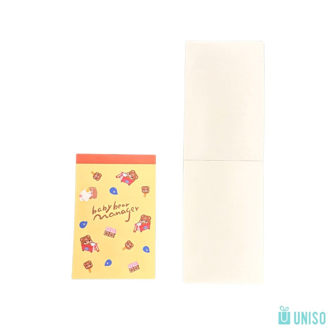 BN-7551-11268-CT-2.jpg Bloco De Notas Em Branco Bear A7 50Fls - Uniso - Imagem 2