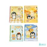 Caderneta Espiral Divisórias Zoo A5 - Uniso