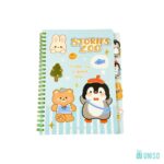 Caderneta Espiral Divisórias Zoo A5 - Uniso - Imagem 6