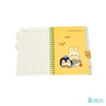 Caderneta Espiral Divisórias Zoo A5 - Uniso - Imagem 2