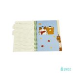 Caderneta Espiral Divisórias Animal Bread A5 - Uniso - Imagem 2