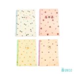 Caderno Espiral Flexivel Animal Party B5 - Uniso