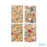 Caderno Brochura Pautado Natal Merry Christmas A5 - Uniso