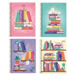Caderno Universitário Bookland 1 Mat/80 Folhas - Tilibra