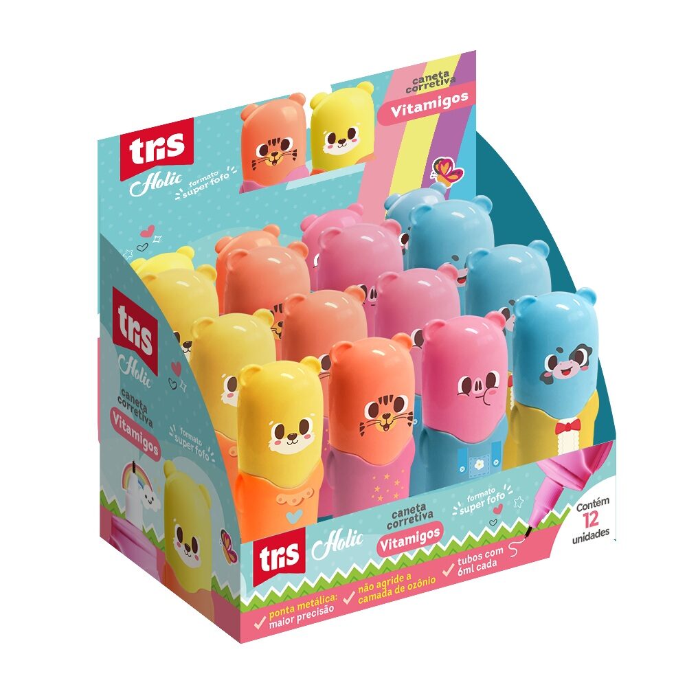 Caneta-Corretiva-Vitamigos-Holic-Fofurices-6ml-4.jpg Caneta Corretiva Holic Vitamigos 6mL - Tris - Imagem 4
