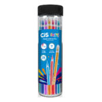 Pote Caneta Esferográfica Fest 0.7mm c/24 Cores Sortidas - CiS