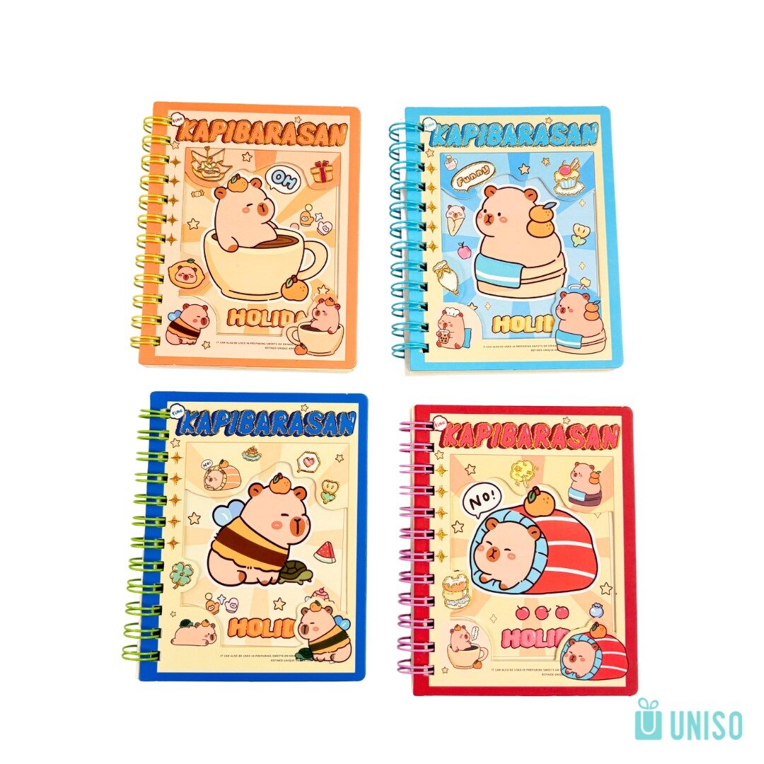 ICA-2439-11260-CT-1-1.jpg Mini Caderneta Janela Capivara A7 - Uniso - Imagem 1