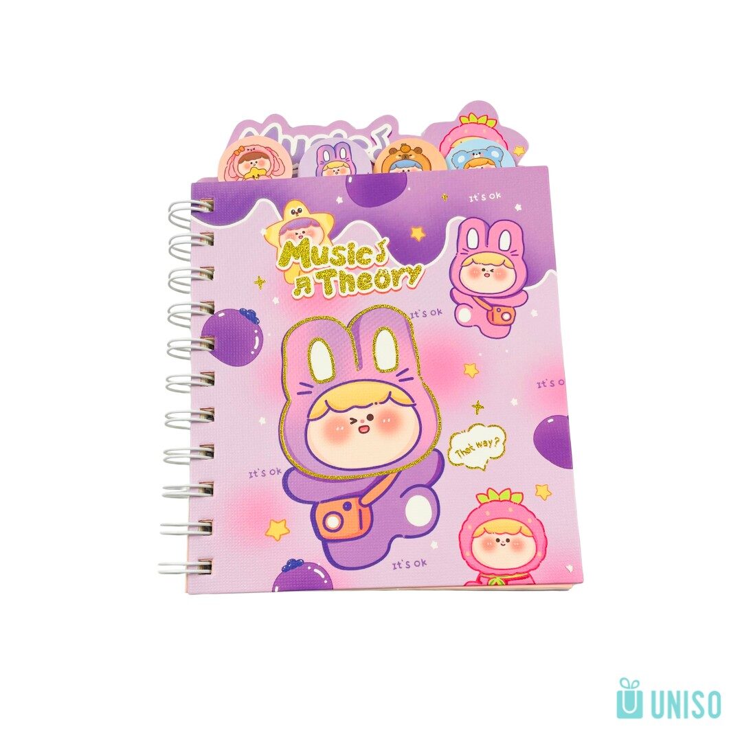 ICA-2444-B6-CT-4.jpg Caderneta Com Divisória Music Theory - Uniso - Imagem 3