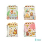 Caderneta Com Divisória Bread Bear - Uniso