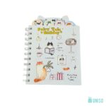 Caderneta Com Divisória Gato Holiday - Uniso - Imagem 5