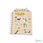 Caderneta Com Divisória Gato Holiday - Uniso - Imagem 4