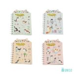 Caderneta Com Divisória Gato Holiday - Uniso