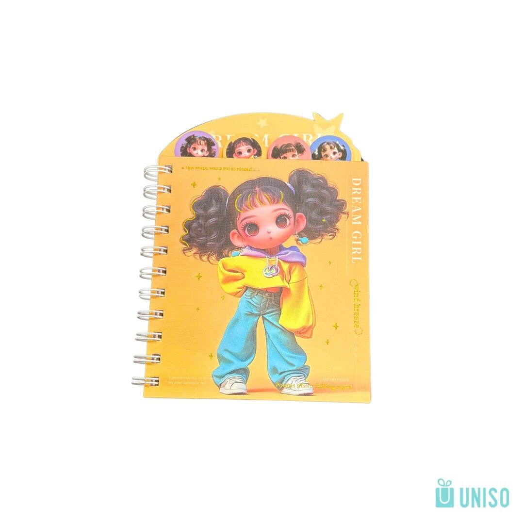 ICA-2448-B6-11309-CT-2.jpg Caderneta Com Divisória Dream Girl - Uniso - Imagem 6