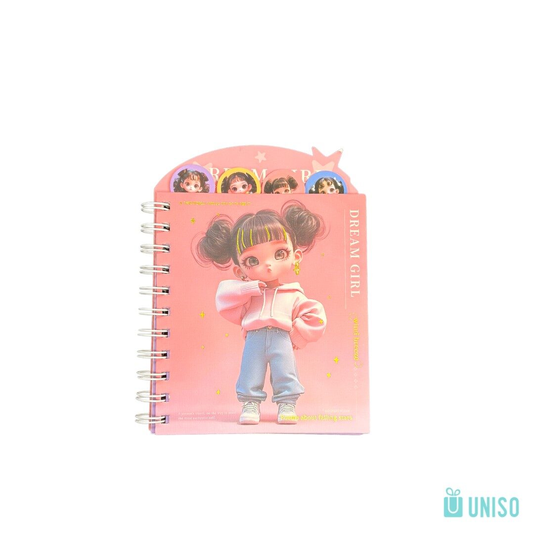 ICA-2448-B6-11309-CT-4.jpg Caderneta Com Divisória Dream Girl - Uniso - Imagem 4