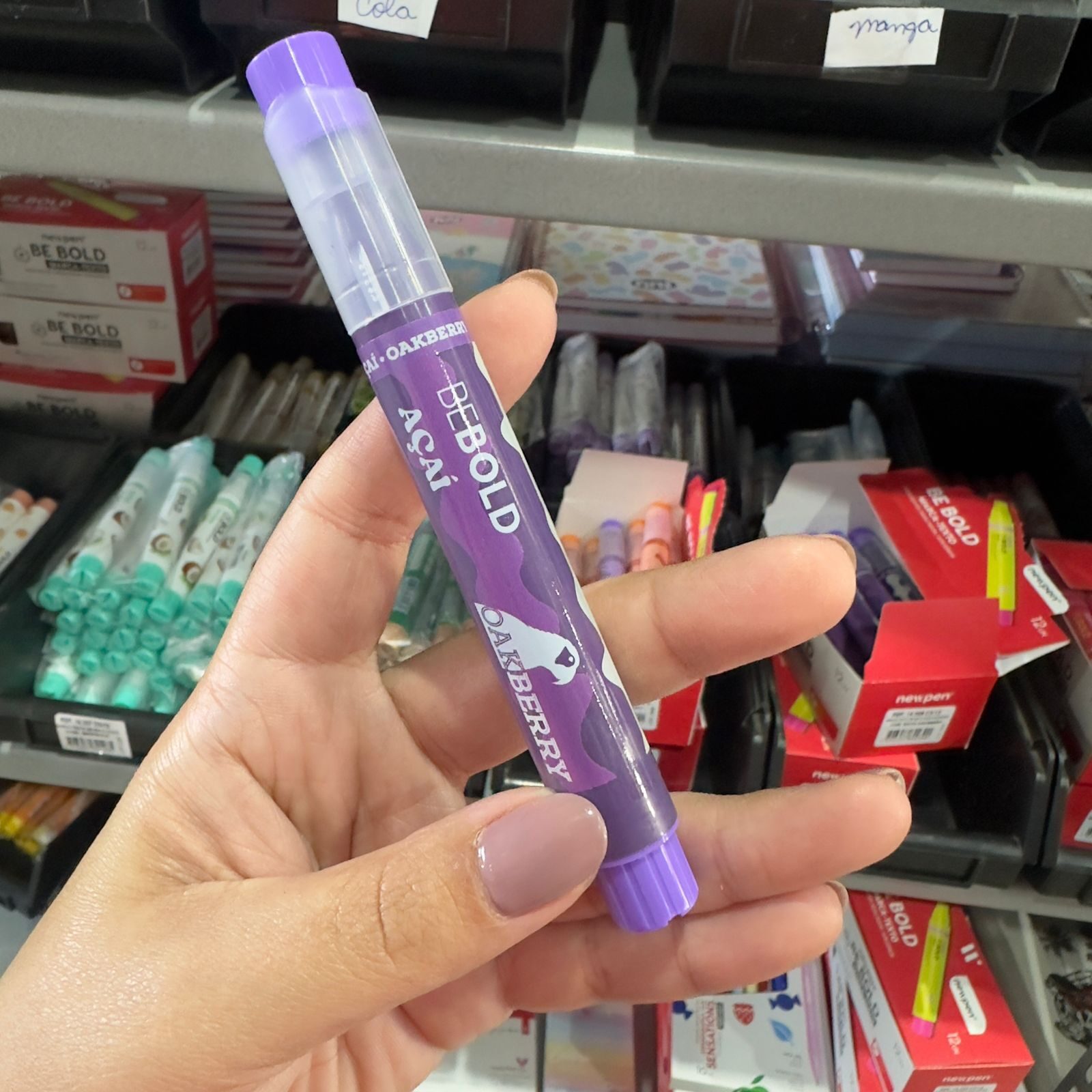 Whats-App-Image-2025-08-22-at-15-49-00.jpg Marca-Texto Be Bold Açai Oakberry - Newpen - Imagem 1