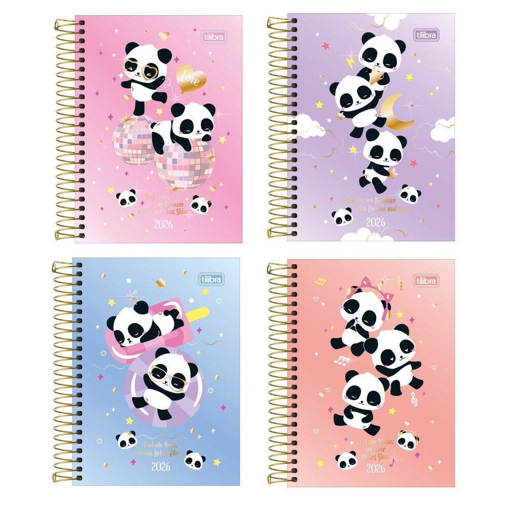 agenda-lovely-friend-2026-tilibra.jpg Agenda 2026 Espiral Lovely Friend 110x154mm – Tilibra - Imagem 1