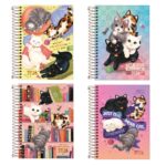 Agenda 2026 Espiral Purrfect Cats 110x154mm – Tilibra