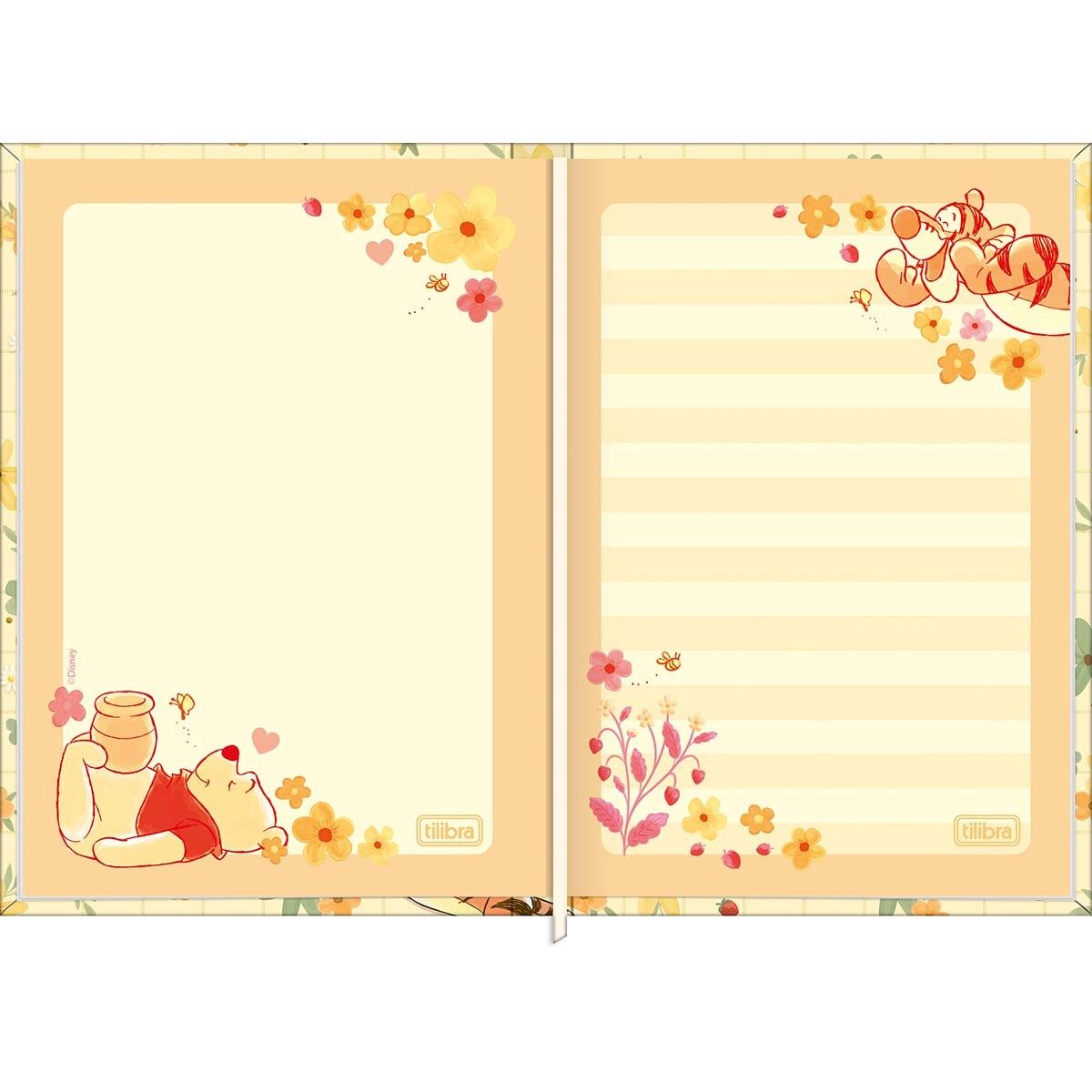 caderneta-costurada-petit-pooh-96-folhas-394891-1.jpg Caderneta Costurada Petit Pooh 96 Folhas – Tilibra - Imagem 2