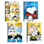 Caderno Brochura Luxo Colegial Snoopy 80 Folhas – Tilibra