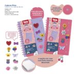 Caderneta A5 Holic Charm Pautado Silicone Picky+Pins - Tris - Imagem 2