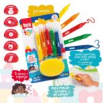 Blister Giz De Banho Toy 5 Cores + Esponja - Tris - Imagem 3