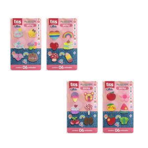 Blister Pins Holic Charm Picky c/ 6und - Tris