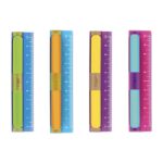 Régua Plástica e Borracha Flair - Tris