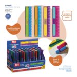 Régua Plástica e Borracha Flair - Tris - Imagem 2