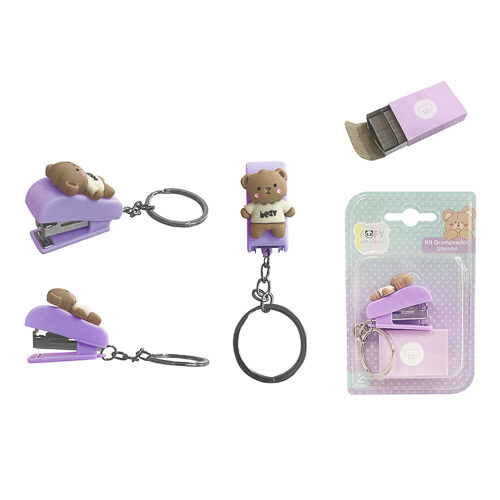 105020-3-1.jpg Kit Grampeador Ursinho - Fofy - Imagem 1