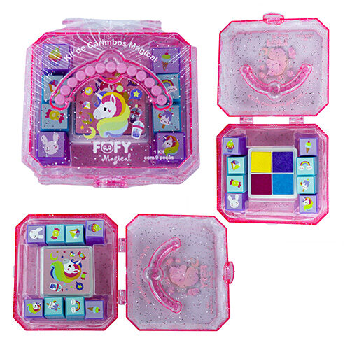 110116-1.jpg Mini Maleta De Carimbos Magical  - Fofy - Imagem 1