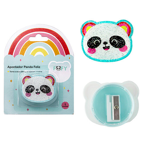 111076.jpg Apontador Panda Feliz  - Fofy - Imagem 1