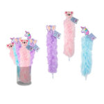 Caneta Esferográfica Cute Pompom 1.0mm Tinta Preta - Fofy