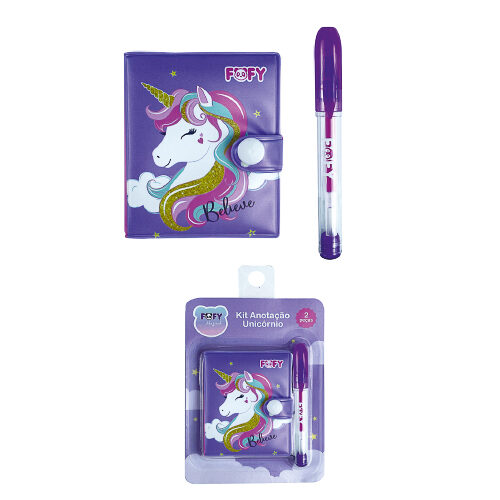 114527-1.jpg Kit De Anotações Unicórnio - Fofy - Imagem 1