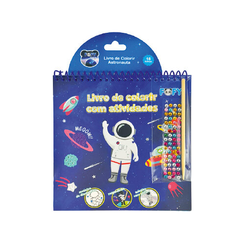 116316-2.jpg Livro De Colorir Astronauta - Fofy - Imagem 1