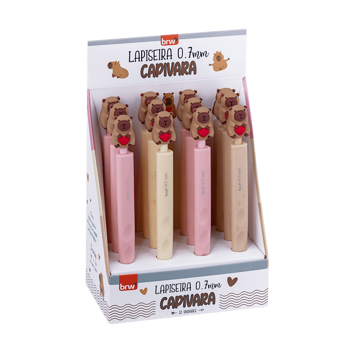 176738-1200-1200.png Lapiseira Plástica 0.7mm Capivara - BRW - Imagem 2