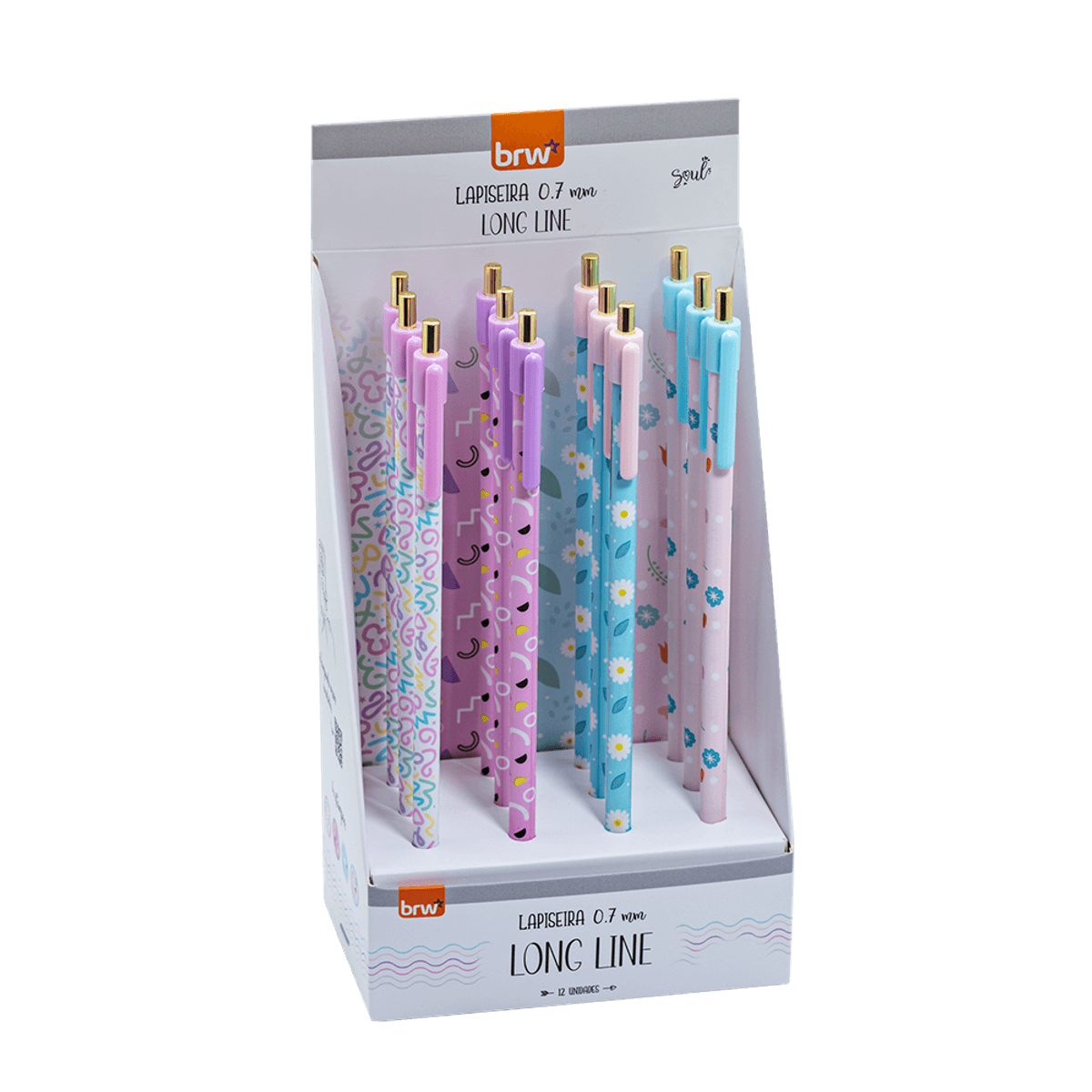 176764-1200-1200.png Lapiseira Plástica 0.7mm Long Line - BRW - Imagem 2