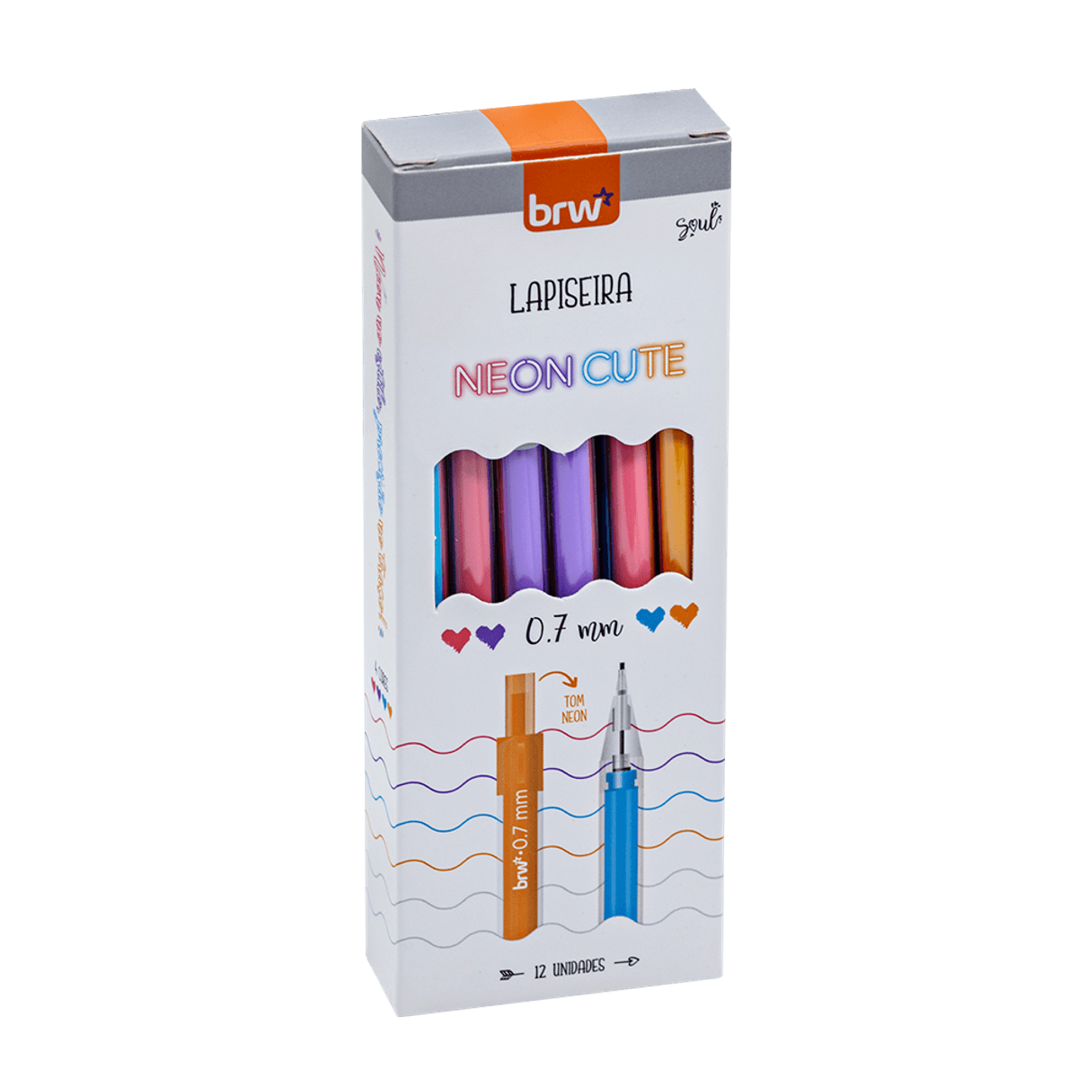 176770-1200-1200.png Lapiseira Plástica 0.7mm Neoncute - BRW - Imagem 2