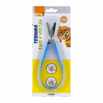 Tesoura De Aço Vai E Volta Azul - BRW