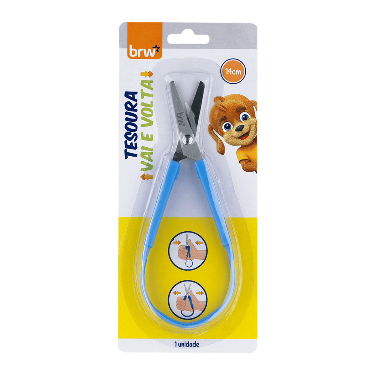 177028-1200-1200.png Tesoura De Aço Vai E Volta Azul - BRW - Imagem 1