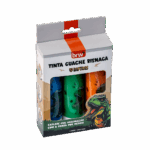Caixa Tinta Guache Bisnaga 60mL Raptors c/ 3und - BRW