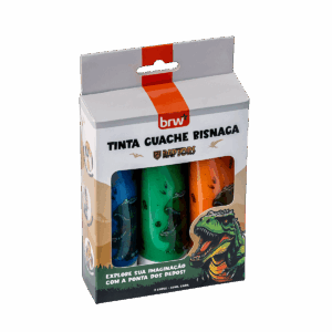 Caixa Tinta Guache Bisnaga 60mL Raptors c/ 3und - BRW
