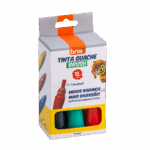 Tinta Guache Brush 18mL 6 Cores Básicas - BRW