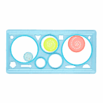 Régua Plástica 20cm Espirógrafo - BRW - Imagem 2