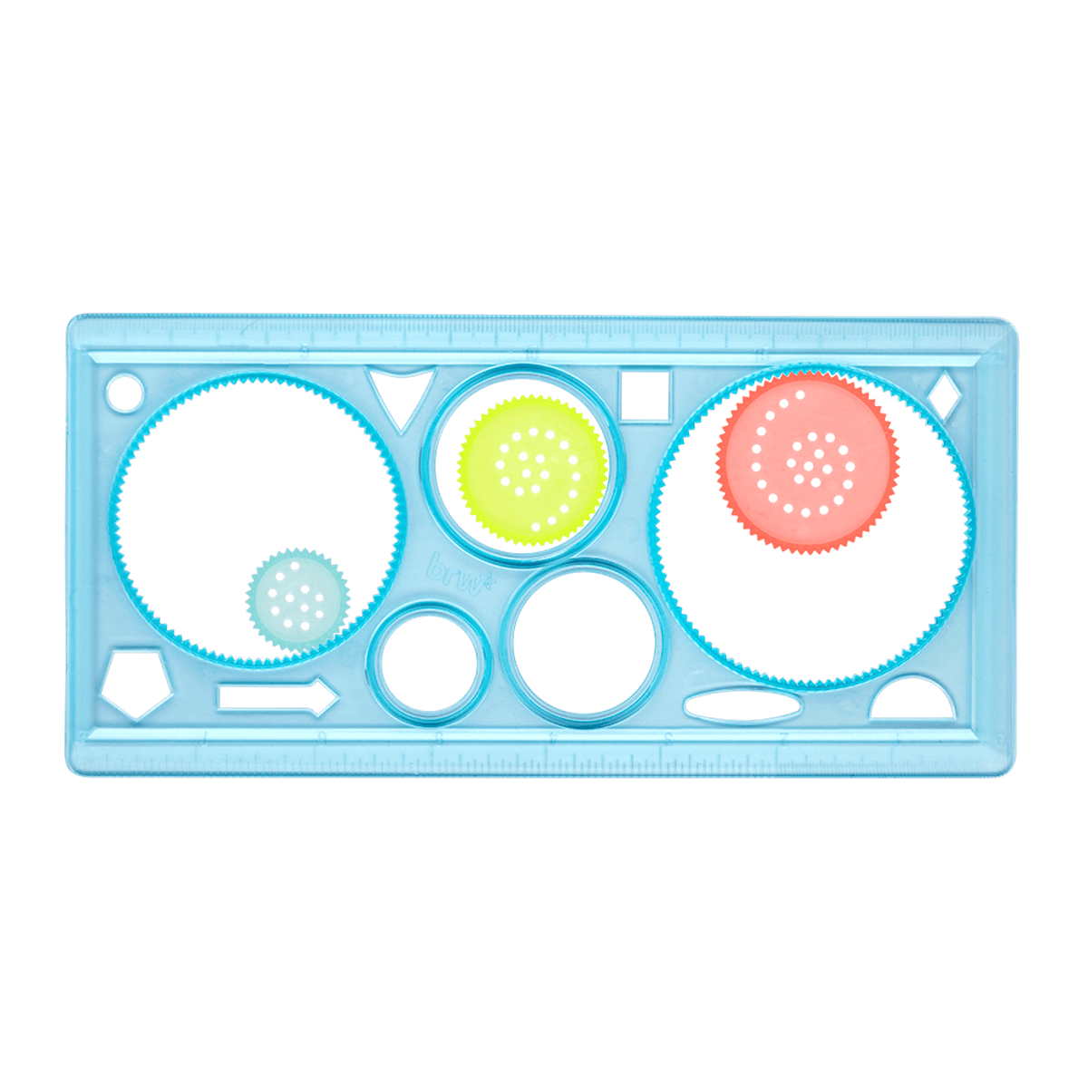 177079-1200-1200.png Régua Plástica 20cm Espirógrafo - BRW - Imagem 2