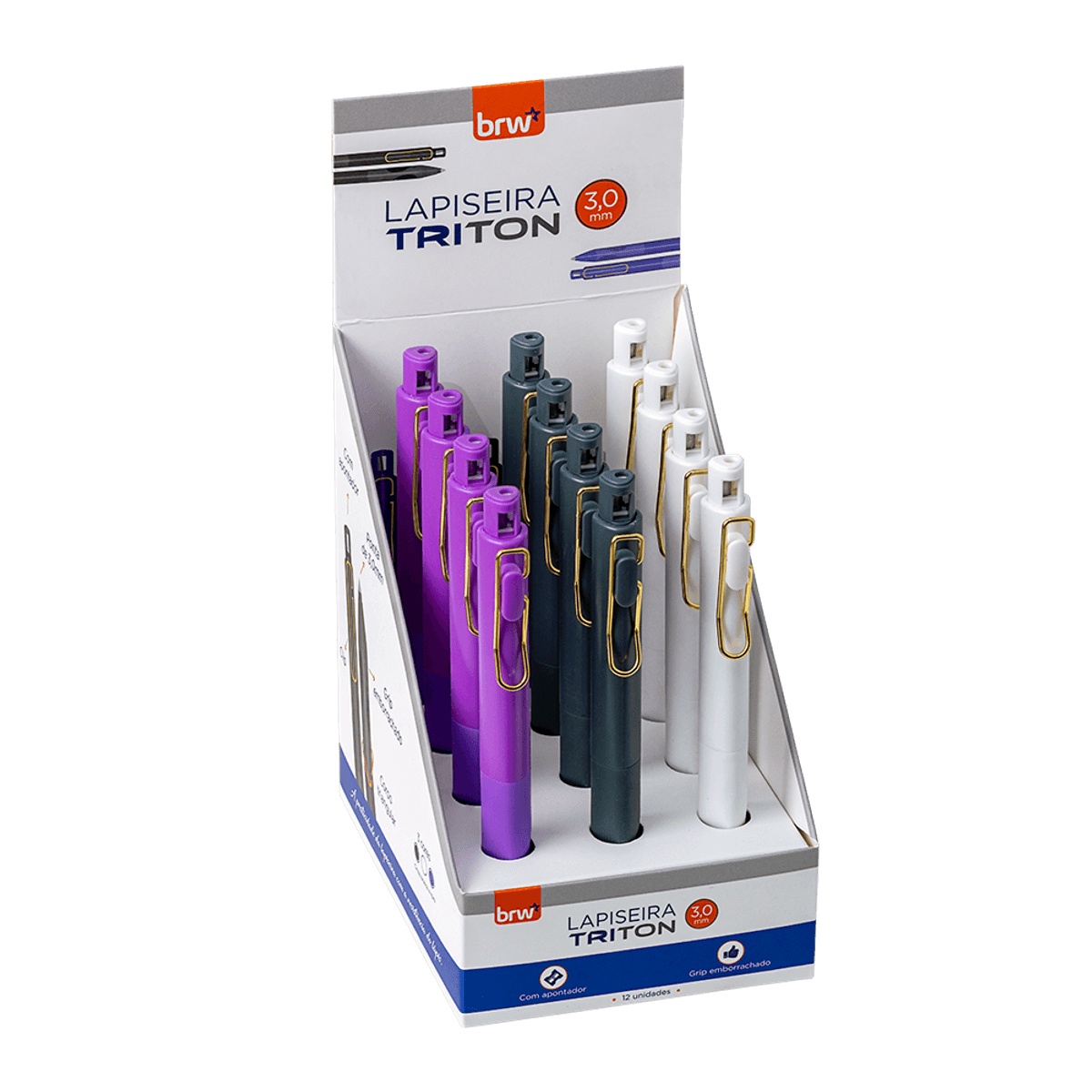 177144-1200-1200.png Lapiseira Plastica 3.0mm Triton - BRW - Imagem 3