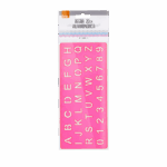 Régua Plástica 20cm Alfanumérica - BRW - Imagem 2