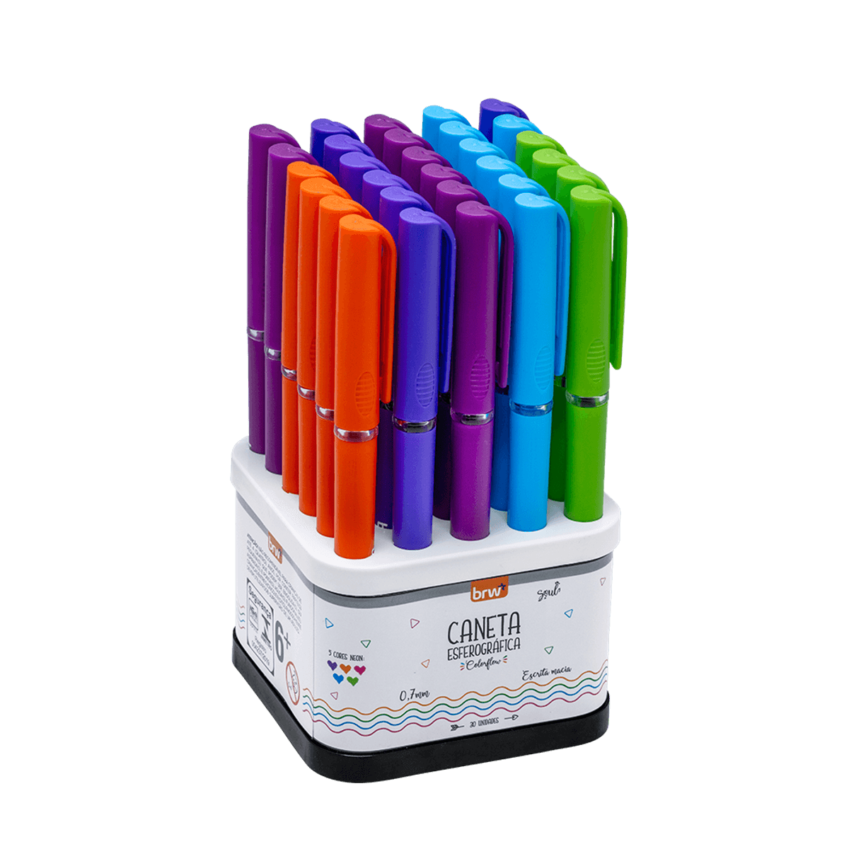 177367-1200-1200.png Caneta Esferográfica 0.7mm Colorflow - BRW - Imagem 2