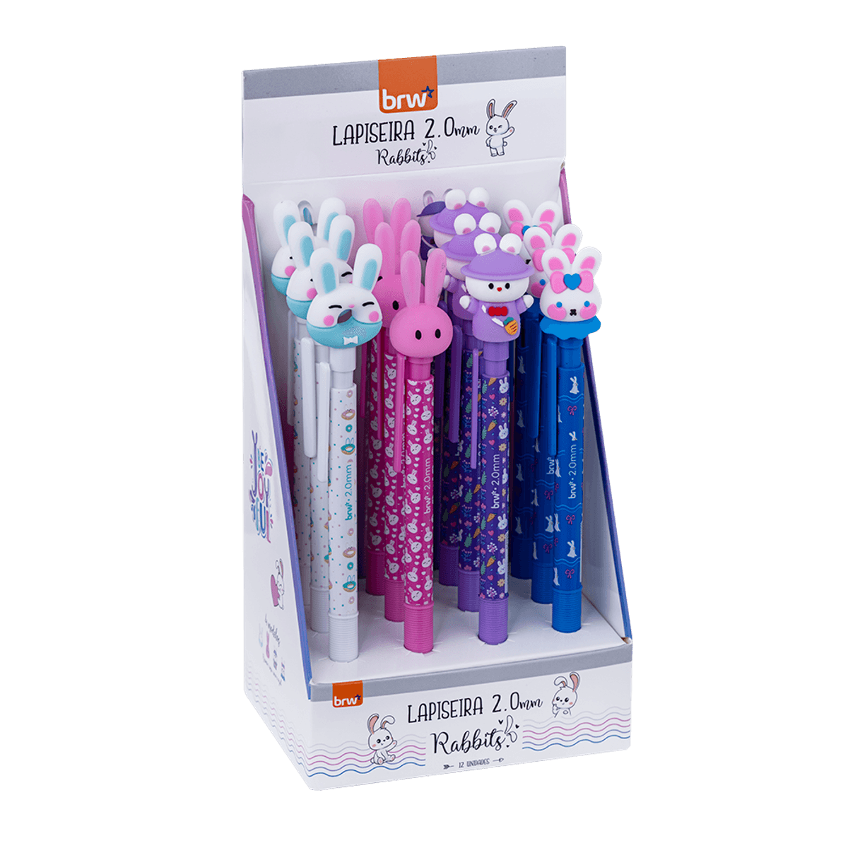 177534-1200-1200.png Lapiseira Plástica 2.0mm Rabbits - BRW - Imagem 2