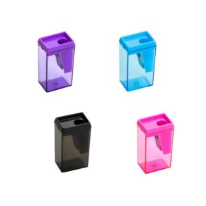 Apontador Plástico C/ Depósito Neon Black - BRW