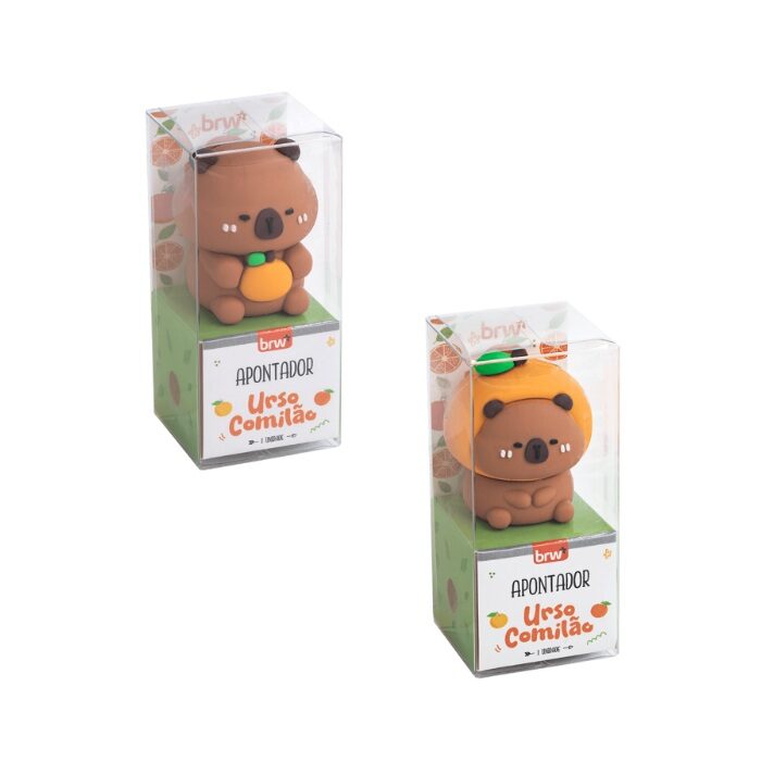 Apontador-Pl-stico-Urso-Comil-o-BRW.jpg Apontador Plástico Urso Comilão - BRW - Imagem 1